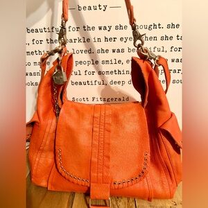 FREE PEOPLE LIKE NEW slouchy LARGE BAG.